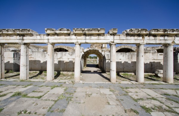 The theatre at Aphrodisias, Turkey. Artist: Samuel Magal