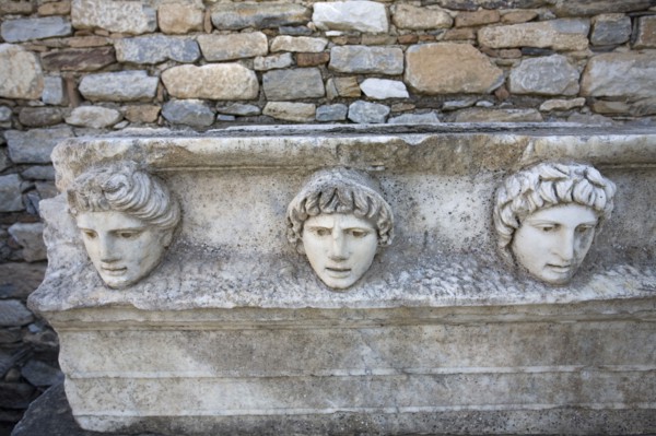 The Portico of Tiberius, Aphrodisias, Turkey. Artist: Samuel Magal