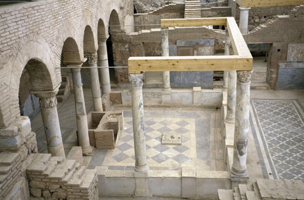 Houses in Ephesus, Turkey. Artist: Samuel Magal