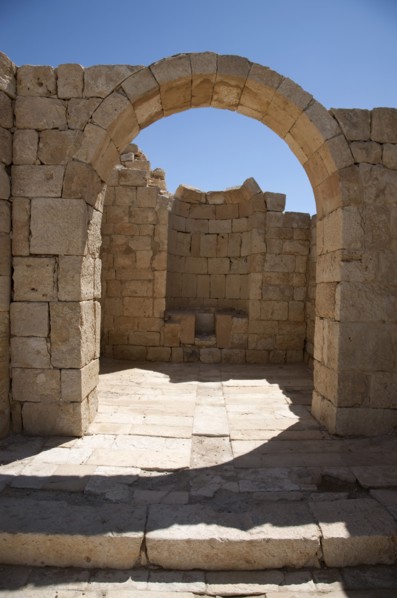 Northern Church, Avdat, Israel. Artist: Samuel Magal
