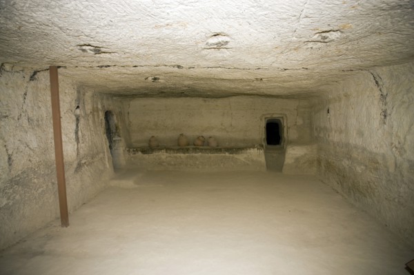 Inside a Byzantine house, Avdat, Israel. Artist: Samuel Magal