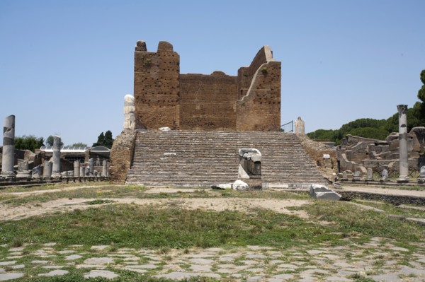 The Capitolium at Ostia Antica, Italy. Artist: Samuel Magal
