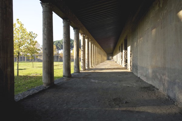 The palaestra in Pompeii, Italy. Creator: Samuel Magal.