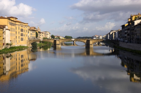 Arno River, Florence, Italy. Artist: Samuel Magal