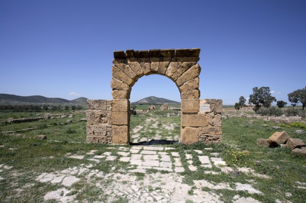 The Temple of Caelestis, Thuburbo Majus, Tunisia. Artist: Samuel Magal