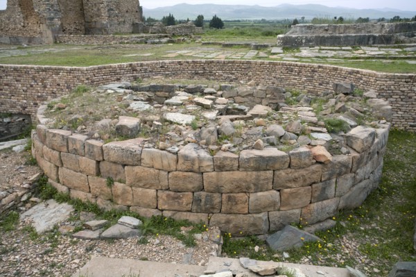 The forum at Chemtou, Tunisia. Artist: Samuel Magal