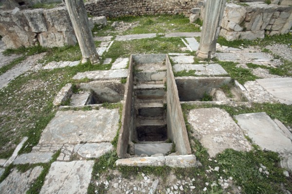 A basilica in Bulla Regia, Tunisia. Artist: Samuel Magal