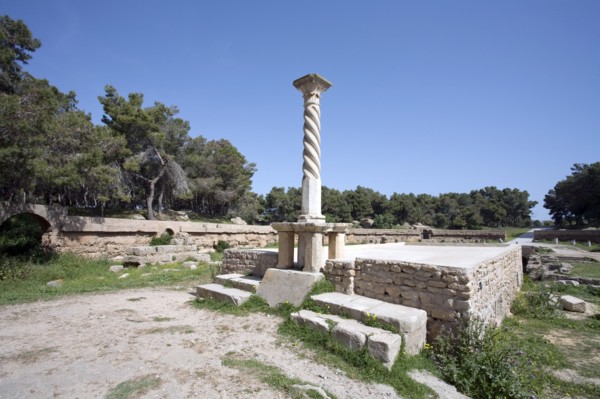The amphitheatre at Carthage, Tunisia. Artist: Samuel Magal