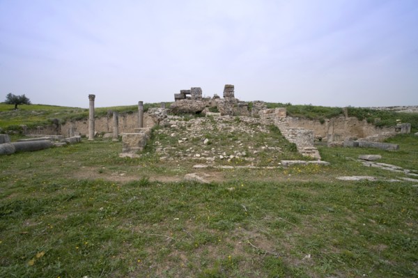 The Temple of Minerva, Dougga (Thugga), Tunisia. Artist: Samuel Magal