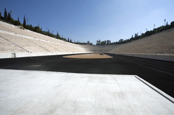 A Roman stadium, Athens, Greece. Artist: Samuel Magal