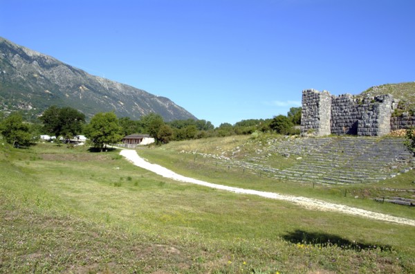 The stadium at Dodona, Greece. Artist: Samuel Magal