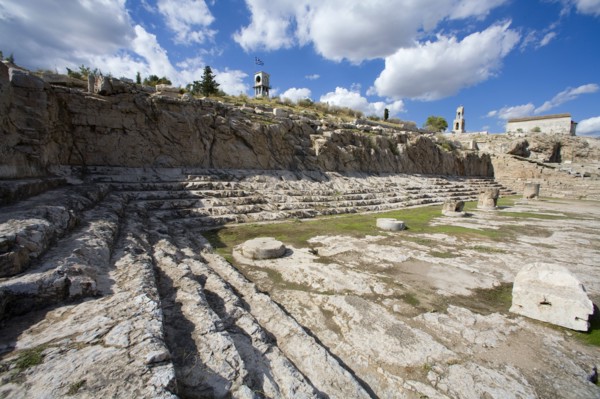 The Telesterion at Eleusis, Greece. Artist: Samuel Magal