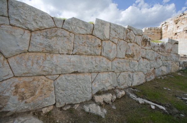 The walls of Eleusis, Greece. Artist: Samuel Magal