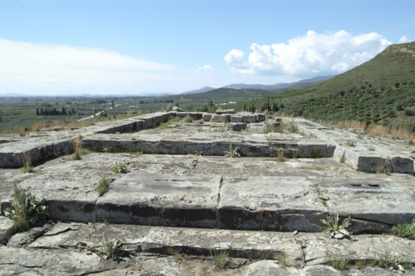 The Temple of Artemis Laphria at Kalydon, Greece. Artist: Samuel Magal