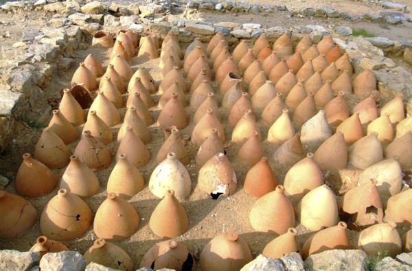 A building with amphoras in Mesembria, Greece. Artist: Samuel Magal