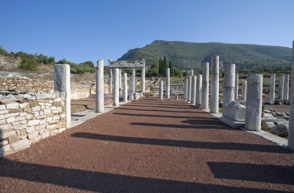 The gymnasium at Messene, Greece. Artist: Samuel Magal