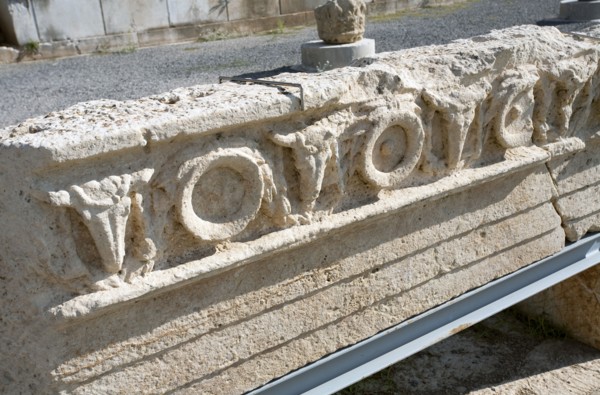 Cult rooms in the asclepeion at Messene, Greece. Artist: Samuel Magal