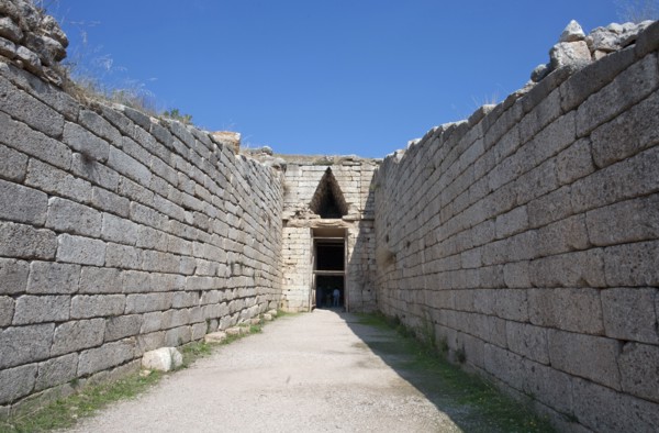 A tholos tomb of Clytemnestra, Mycenae, Greece Artist: Samuel Magal