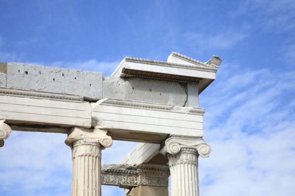 The Sanctuary of Athena, the Erechtheion, The Acropolis, Athens, Greece Artist: Samuel Magal