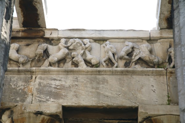 The Temple of Hephaistos in the Greek Agora in Athens, Greece. Artist: Samuel Magal