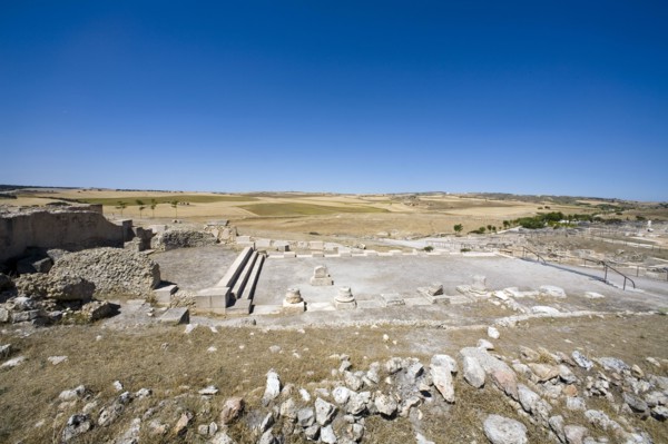 A temple in Segobriga, Spain, 2007. Artist: Samuel Magal