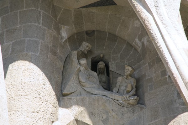 The Passion Facade of the Sagrada Familia Temple, Barcelona, Spain, 2007. Artist: Samuel Magal