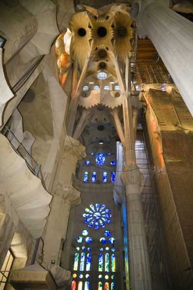 The Sagrada Familia Temple, Barcelona, Spain, 2007. Artist: Samuel Magal