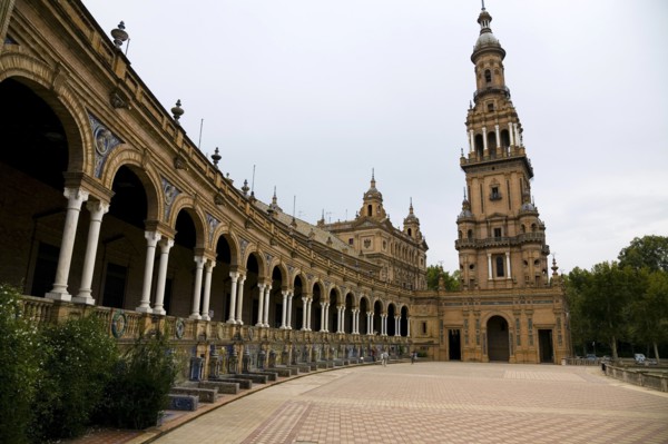 Plaza de Espana, Seville, Andalusia, Spain, 2007. Artist: Samuel Magal