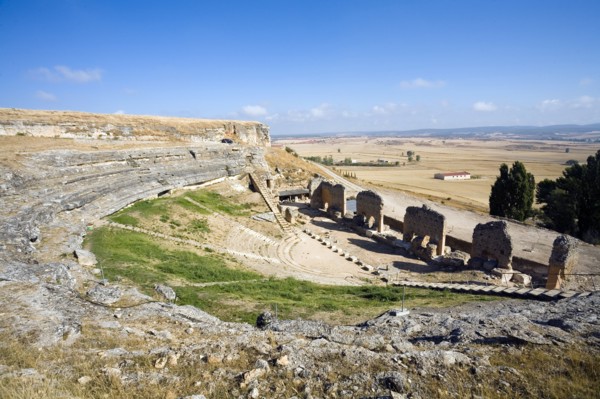 The Roman theatre in Clunia, Spain, 2007. Artist: Samuel Magal