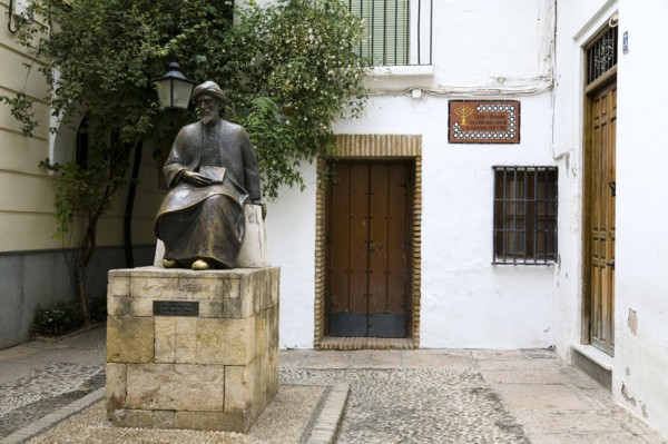 Statue of Maimonides, Jewish Quarter, Cordoba, Spain, 2007. Artist: Samuel Magal