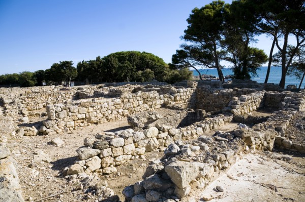 A Serapeum (Serapeion) in the Greek city of Emporion, Empuries, Spain, 2007. Artist: Samuel Magal