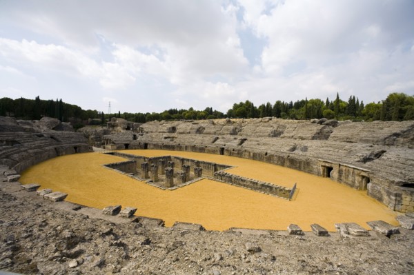 The amphitheatre at Italica, Spain, 2007. Artist: Samuel Magal