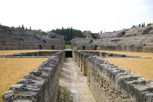 The amphitheatre at Italica, Spain, 2007. Artist: Samuel Magal