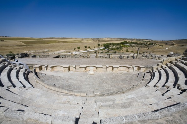 The theatre in Segobriga, Spain, 2007. Artist: Samuel Magal