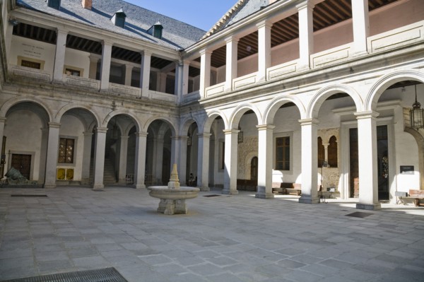 The Arms Courtyard (Patio de Armas) in the Alcazar of Segovia, Segovia, Spain, 2007. Artist: Samuel Magal
