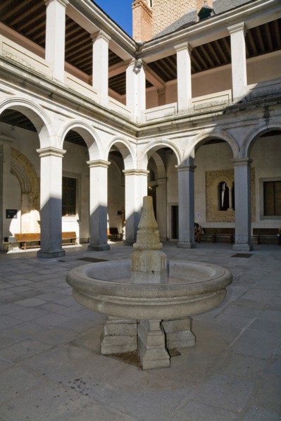 The Arms Courtyard (Patio de Armas) in the Alcazar of Segovia, Segovia, Spain, 2007. Artist: Samuel Magal
