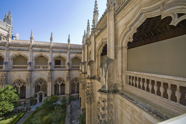Cloisters and garden, Monastery of San Juan de los Reyes, Toledo, Spain, 2007. Artist: Samuel Magal