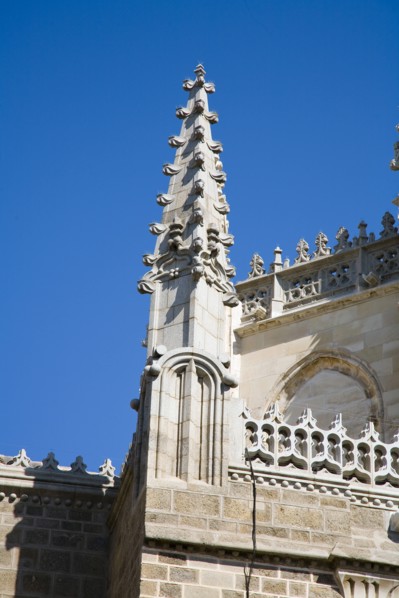 Architectural detail, Monastery of San Juan de los Reyes, Toledo, Spain, 2007. Artist: Samuel Magal