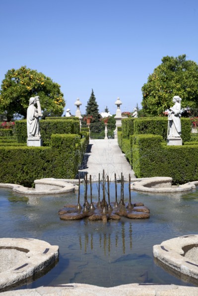 Pond in the Garden of the Episcopal Palace, Castelo Branco, Portugal, 2009.  Artist: Samuel Magal
