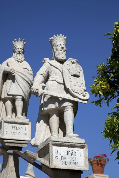 Statues, Stairs of the Kings, Garden of the Episcopal Palace, Castelo Branco, Portugal, 2009. Artist: Samuel Magal