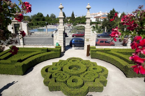 Ornamental box hedges, Episcopal Palace Garden, Castelo Branco, Portugal, 2009.  Artist: Samuel Magal