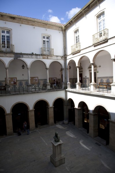 Arcaded courtyard, University of Coimbra, Portugal, 2009. Artist: Samuel Magal