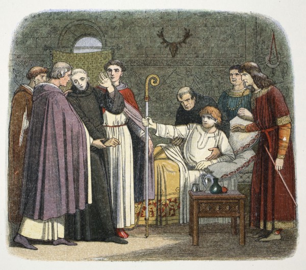 Anselm made Archbishop of Canterbury by William II, 1093 (1864). Artist: James William Edmund Doyle