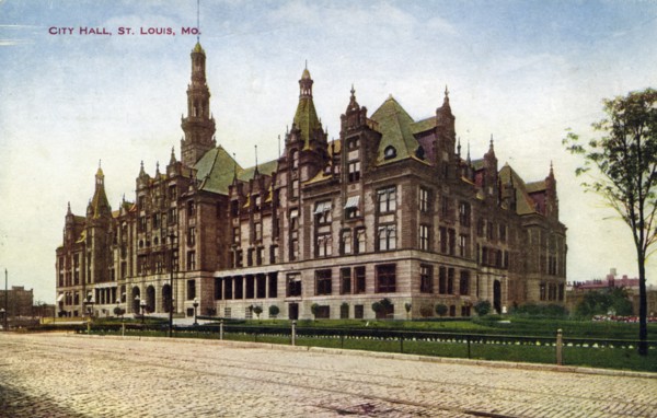 City Hall, St Louis, Missouri, USA, 1910. Artist: Unknown