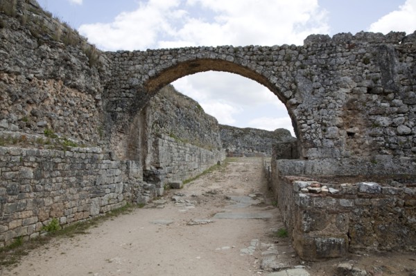 An arch and walls in Conimbriga, Portugal, 2009. Artist: Samuel Magal
