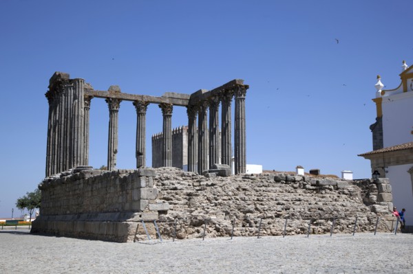 The Temple of Diana, Evora, Portugal, 2009. Artist: Samuel Magal