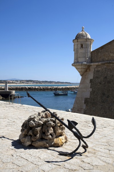 A watchtower of the Forte da Ponta da Bandeira, Lagos, Portugal, 2009. Artist: Samuel Magal