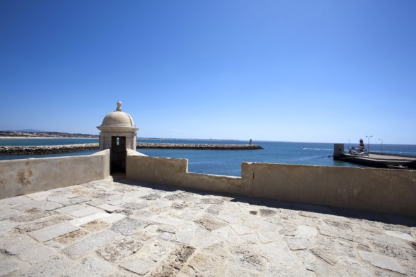 A watchtower of the Forte da Ponta da Bandeira, Lagos, Portugal, 2009. Artist: Samuel Magal