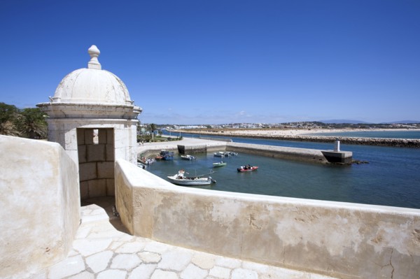 A watchtower of the Forte da Ponta da Bandeira, Lagos, Portugal, 2009. Artist: Samuel Magal