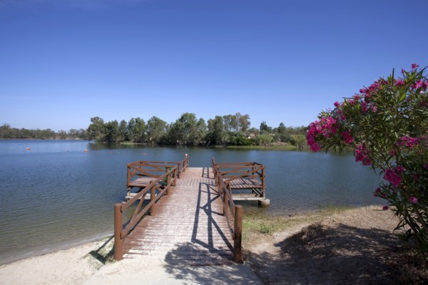 The lake in Mina de Sao Domingos, Portugal, 2009. Artist: Samuel Magal